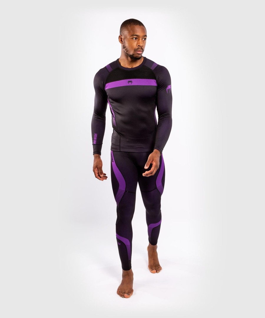 venum nogi 3.0 rashguard - pitkähihainen - mustavioletti