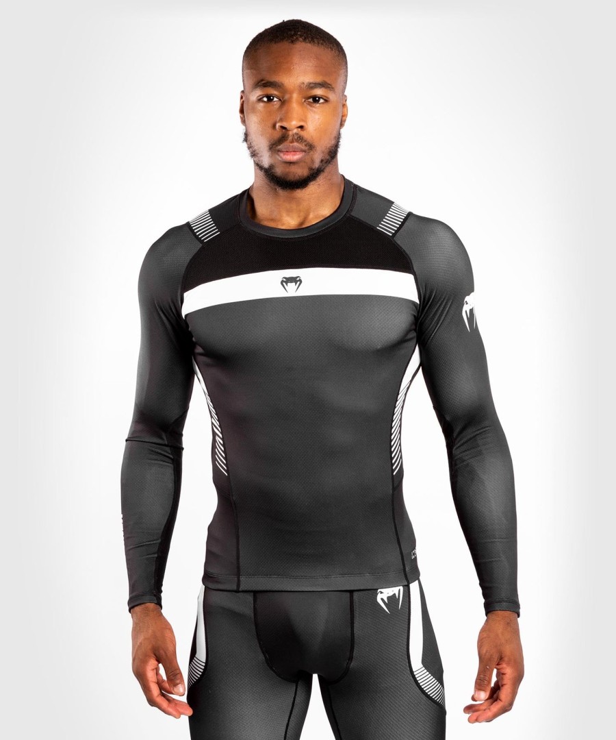 venum nogi 3.0 rashguard - pitkähihainen - mustavalkoinen
