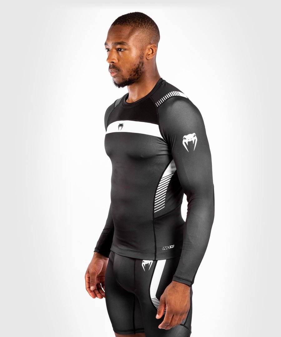 venum nogi 3.0 rashguard - pitkähihainen - mustavalkoinen