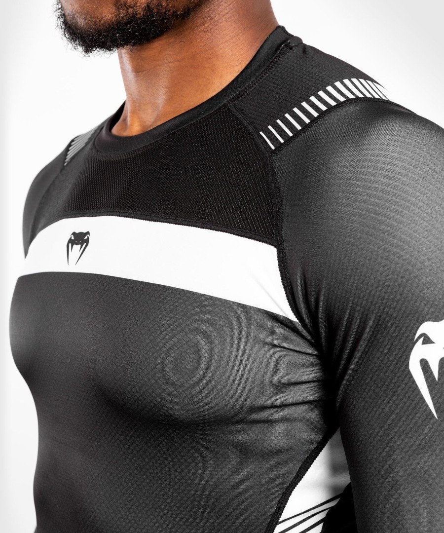 venum nogi 3.0 rashguard - pitkähihainen - mustavalkoinen