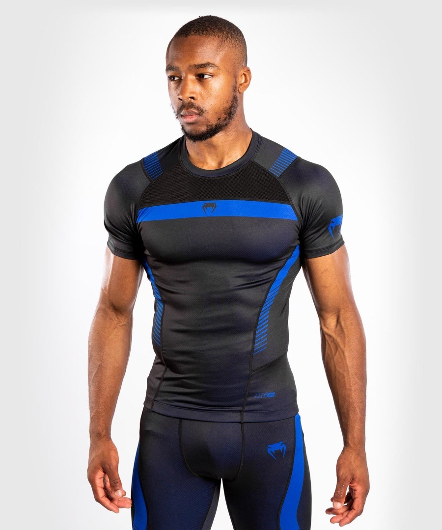 venum nogi 3.0 rashguard - lyhythihainen - mustasininen