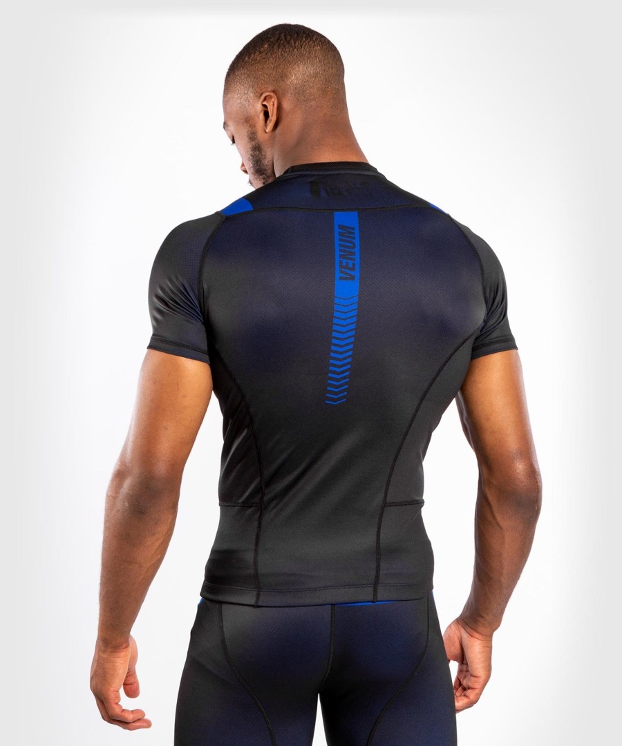 venum nogi 3.0 rashguard - lyhythihainen - mustasininen