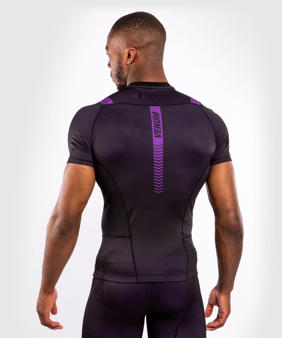 venum nogi 3.0 rashguard - lyhythihainen - mustavioletti