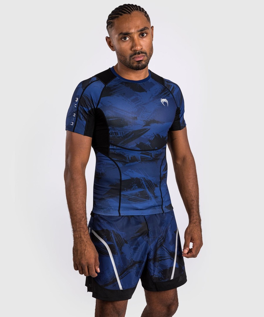 venum electron 3.0 lyhythihainen rashguard - laivastonsininen