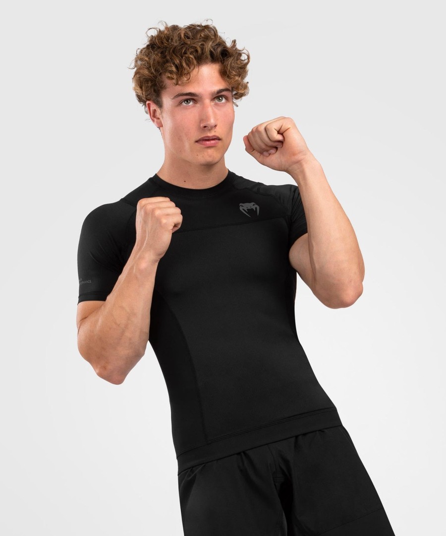 venum g-fit air rashguard lyhythihainen - musta