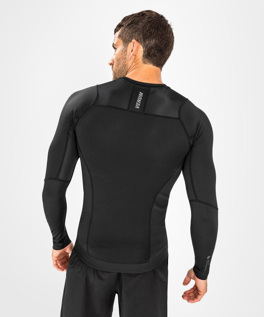 venum g-fit air rashguards pitkähihainen - musta