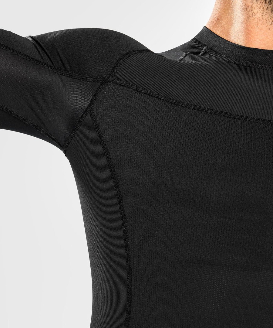 venum g-fit air rashguards pitkähihainen - musta