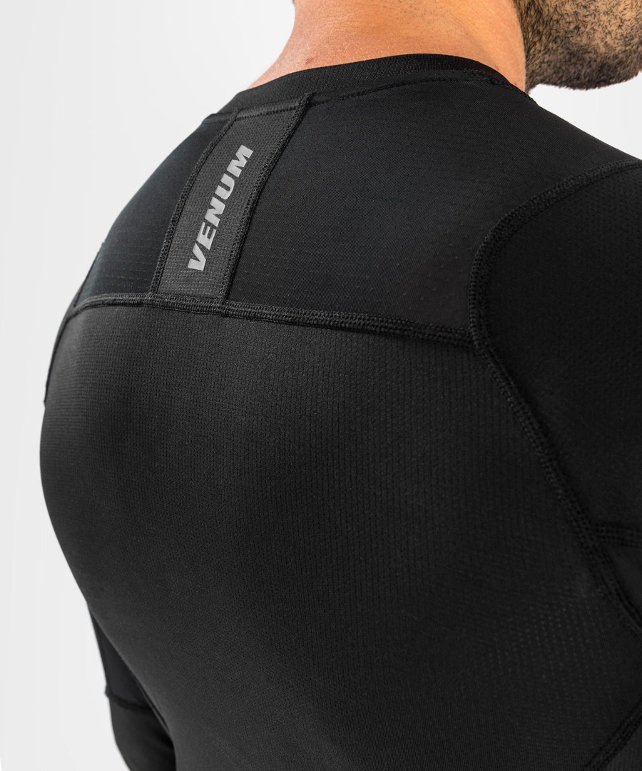 venum g-fit air rashguards pitkähihainen - musta
