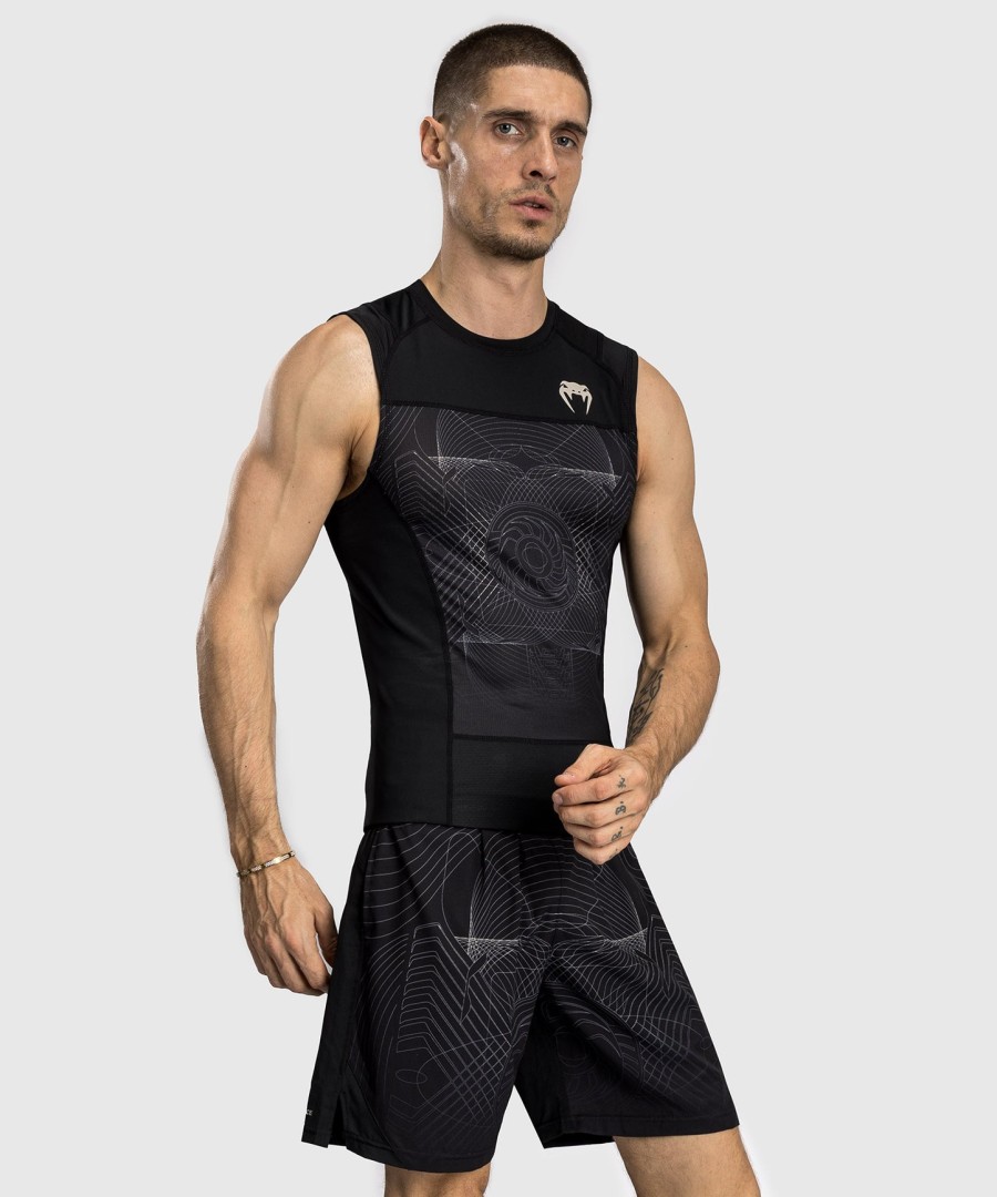 venum g-fit air miesten hihaton rashguard - syvänmustaaavikonhiekka