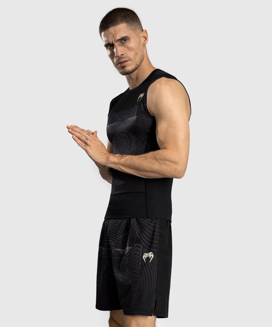 venum g-fit air miesten hihaton rashguard - syvänmustaaavikonhiekka