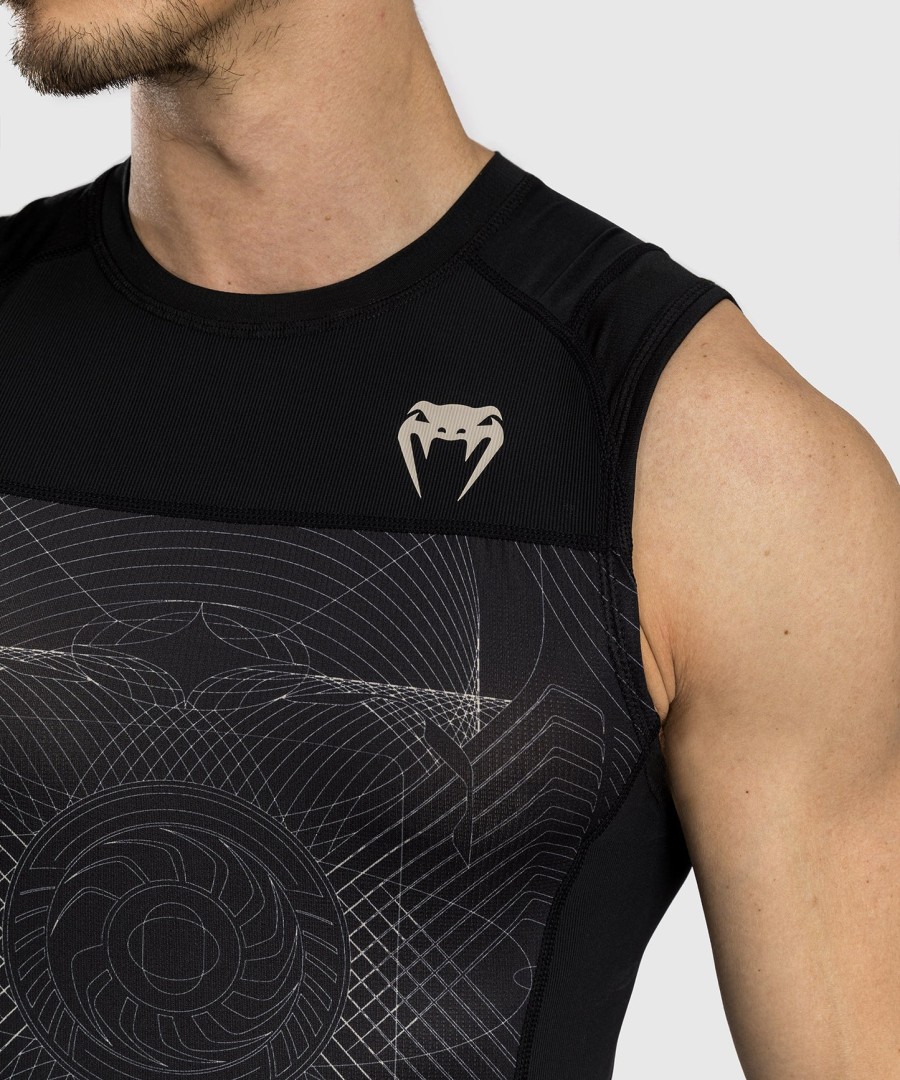 venum g-fit air miesten hihaton rashguard - syvänmustaaavikonhiekka