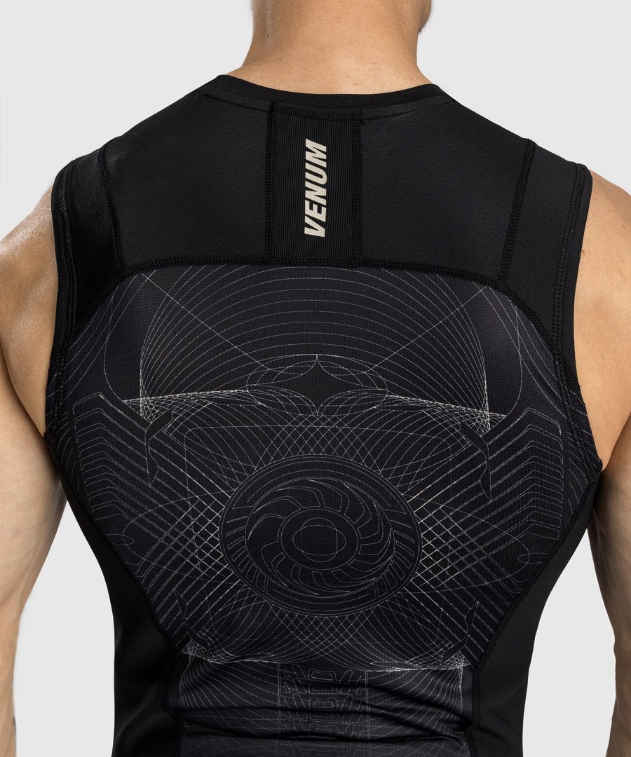 venum g-fit air miesten hihaton rashguard - syvänmustaaavikonhiekka