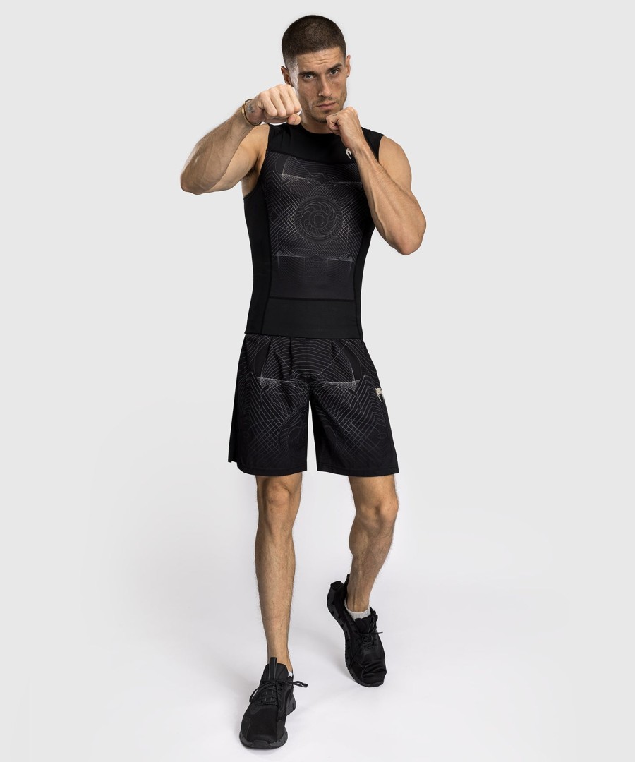 venum g-fit air miesten hihaton rashguard - syvänmustaaavikonhiekka