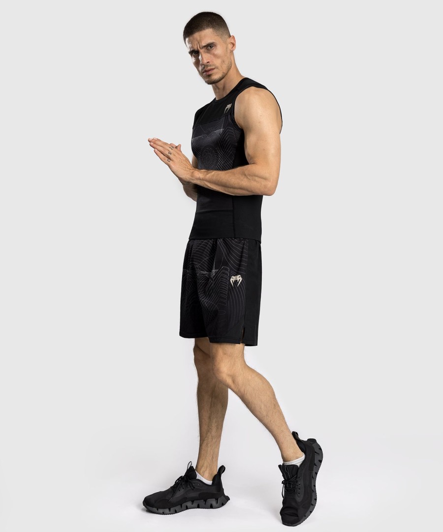 venum g-fit air miesten hihaton rashguard - syvänmustaaavikonhiekka