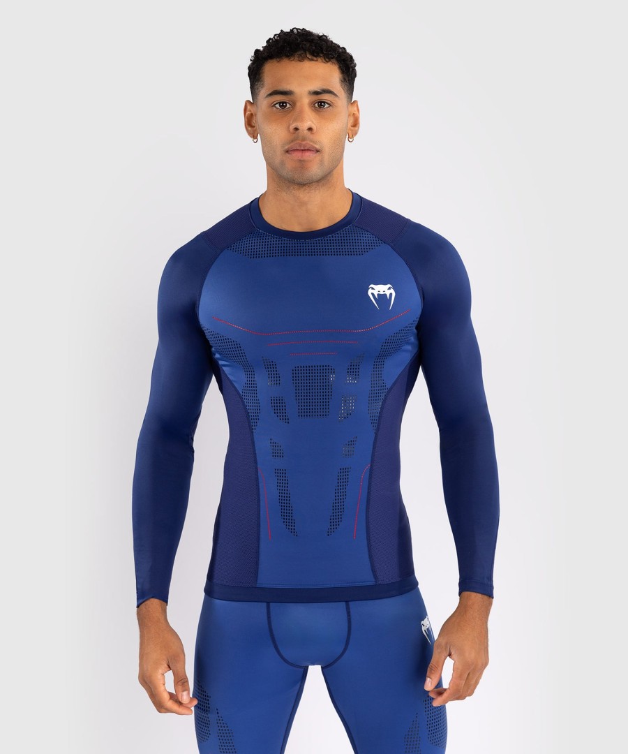 venum technical 3.0 pitkähihainen rashguard - yönsininen