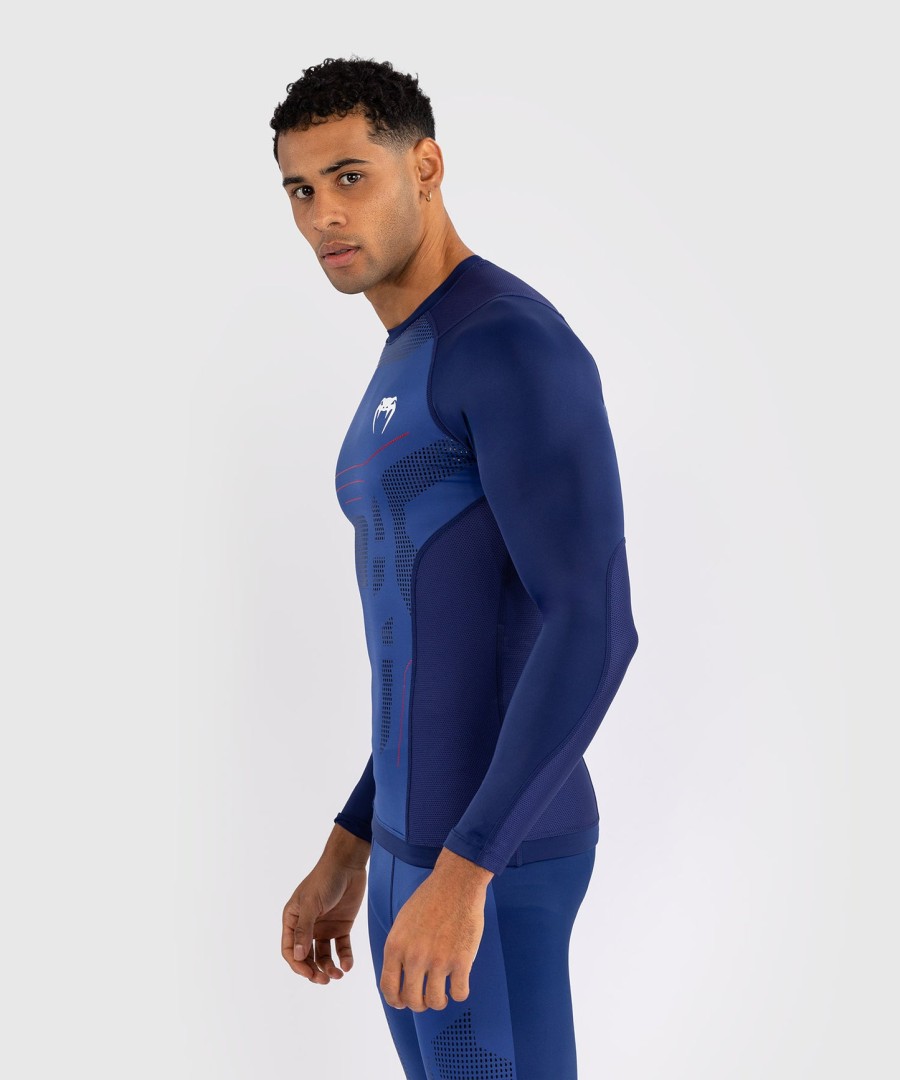 venum technical 3.0 pitkähihainen rashguard - yönsininen