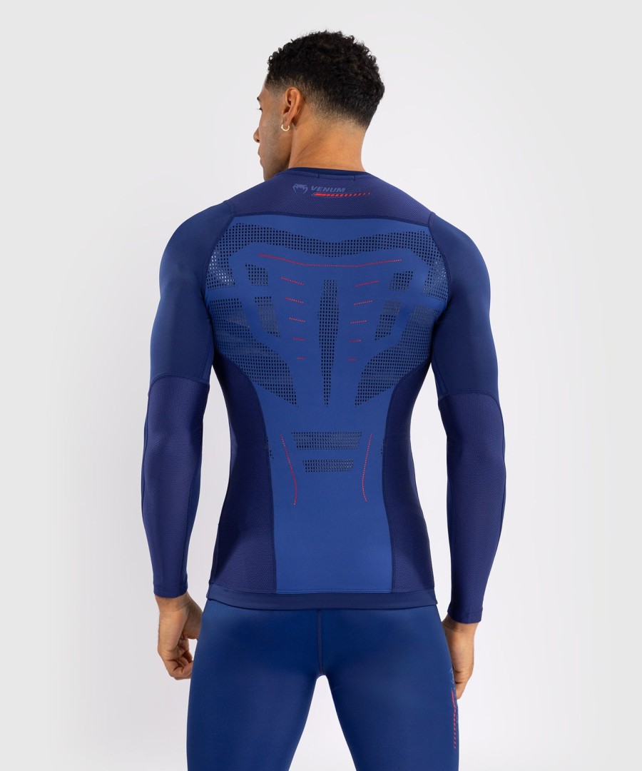venum technical 3.0 pitkähihainen rashguard - yönsininen