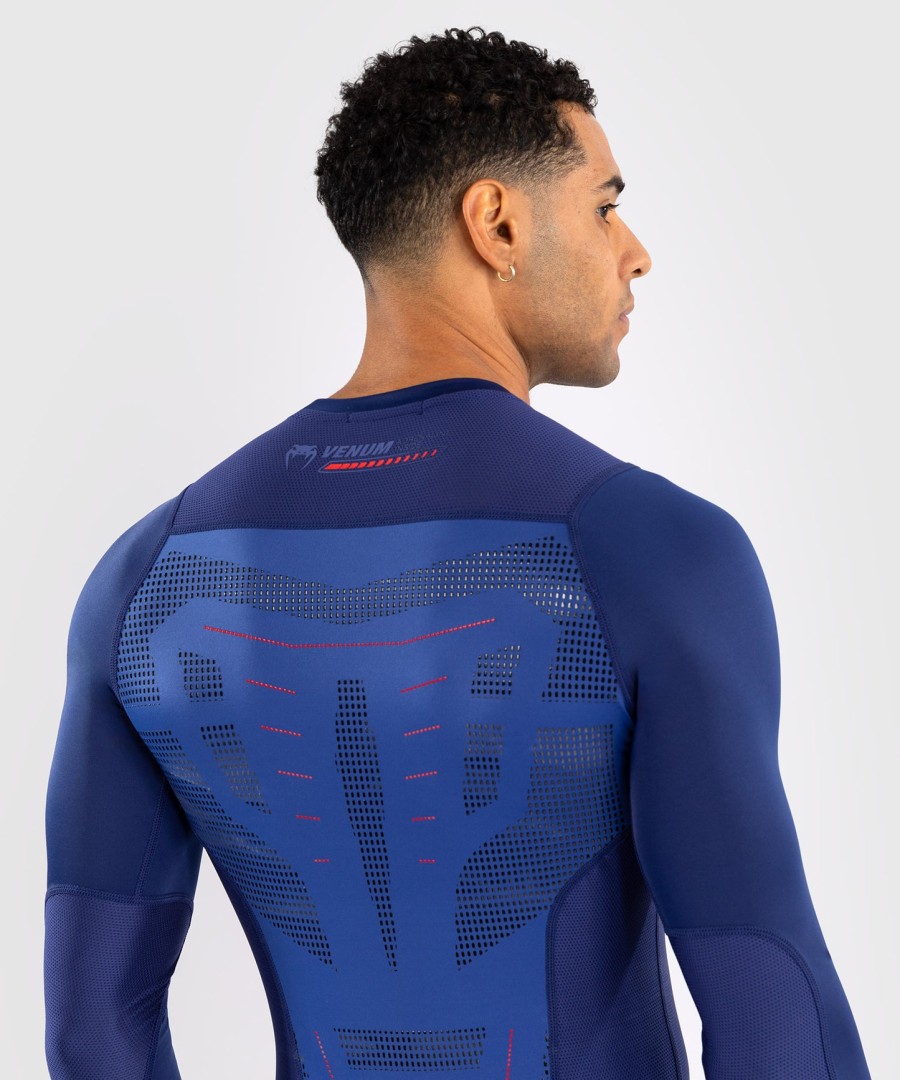 venum technical 3.0 pitkähihainen rashguard - yönsininen