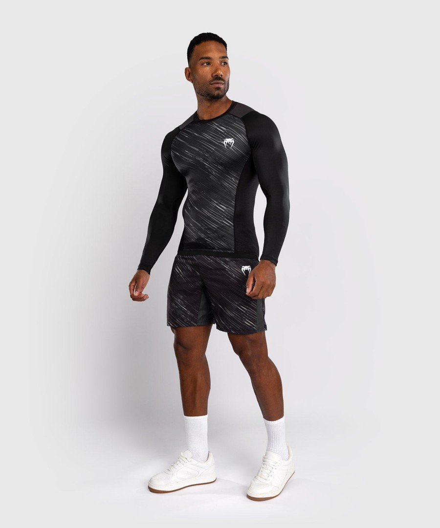 venum rapid pitkähihainen rashguard - mustamyrskynharmaa