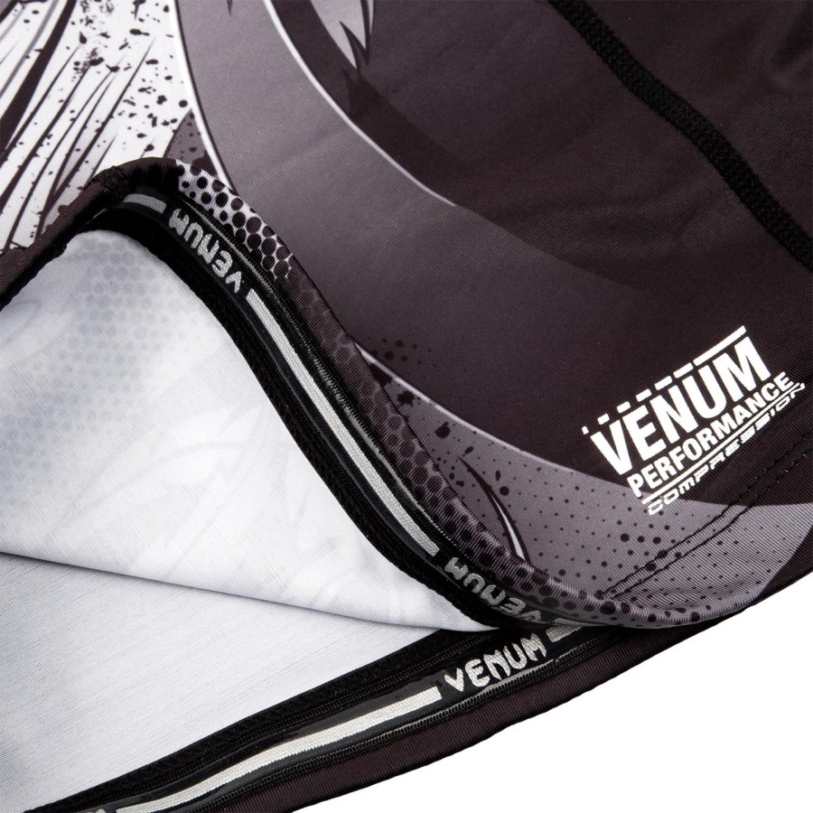 venum phoenix rashguard - pitkähihainen - mustavalkoinen - naisille