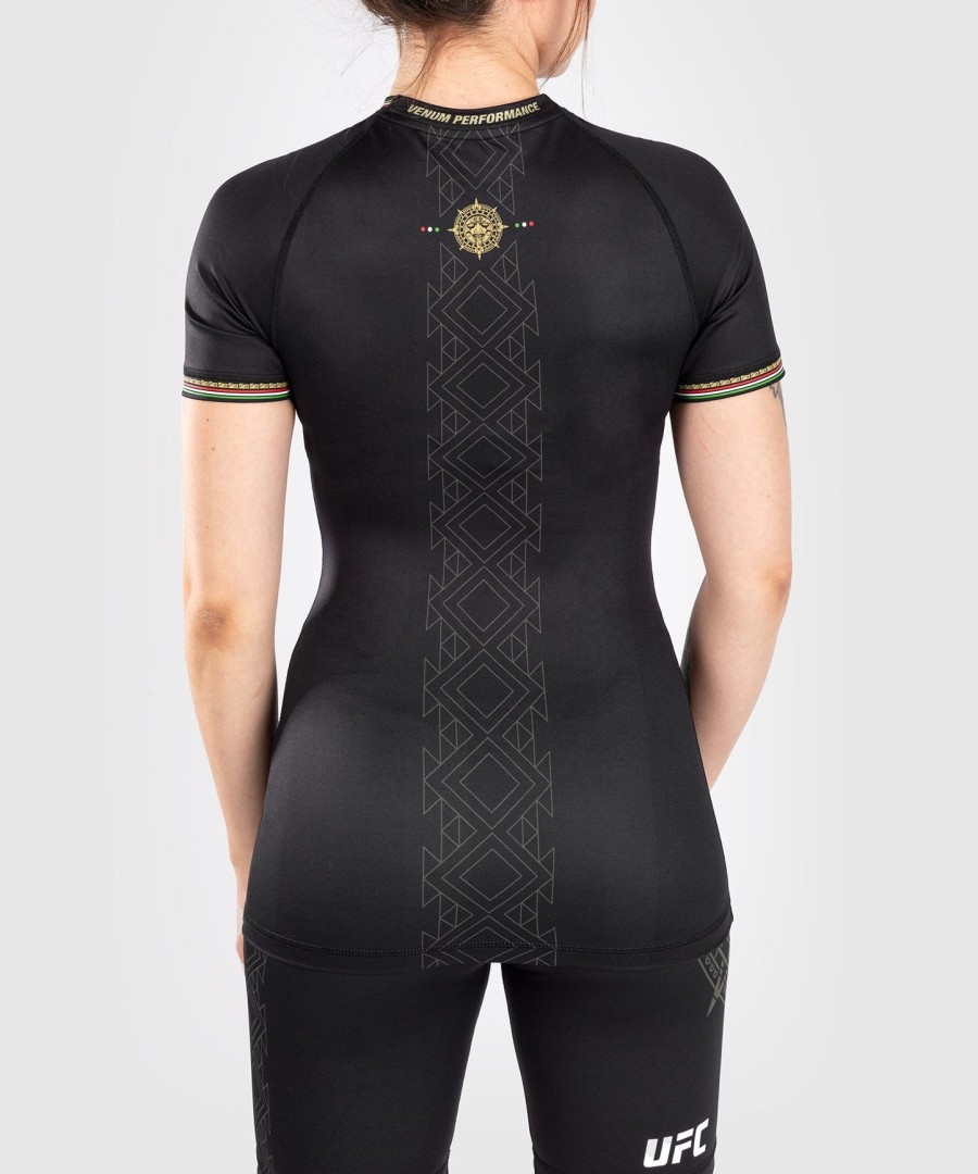 noche ufc by venum authentic fight night naisten performance lyhythihainen rashguard - musta