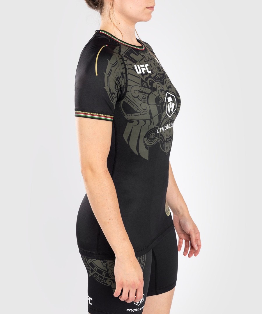 noche ufc by venum authentic fight night naisten performance lyhythihainen rashguard - musta
