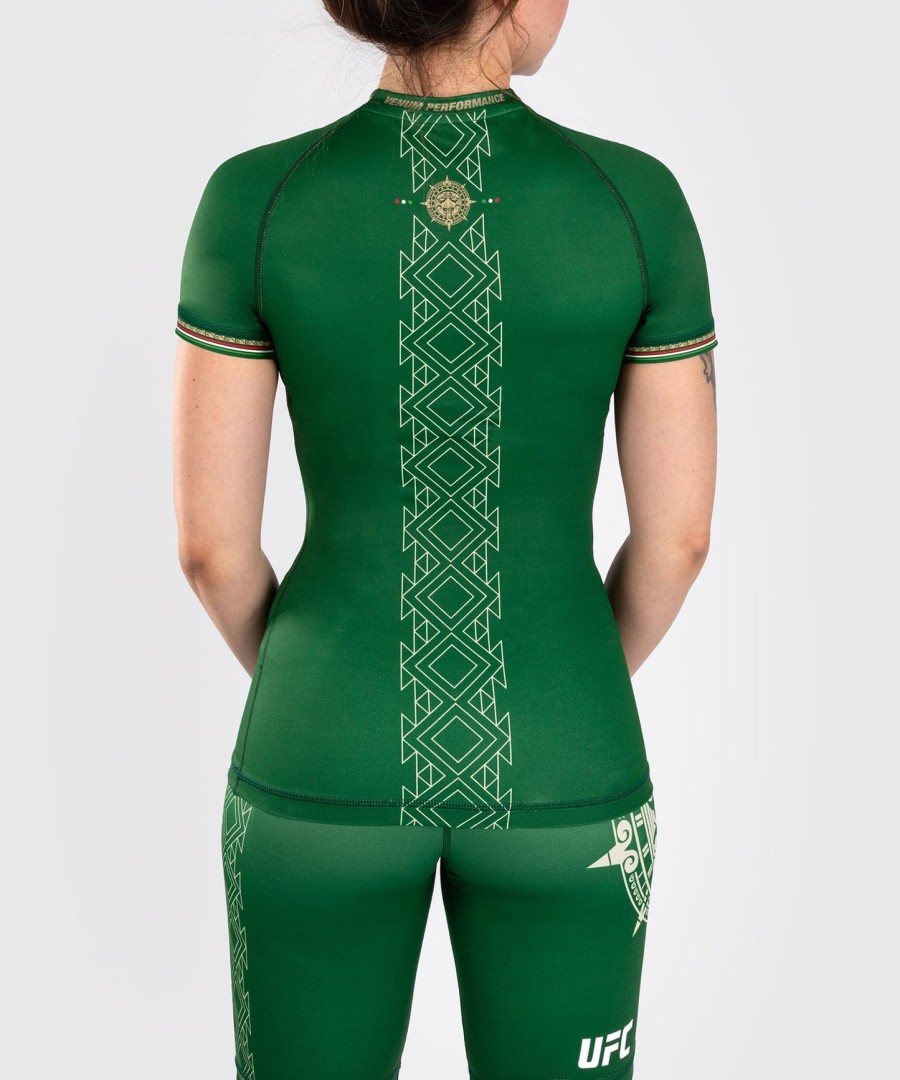noche ufc by venum authentic fight night naisten performance lyhythihainen rashguard - vihreä
