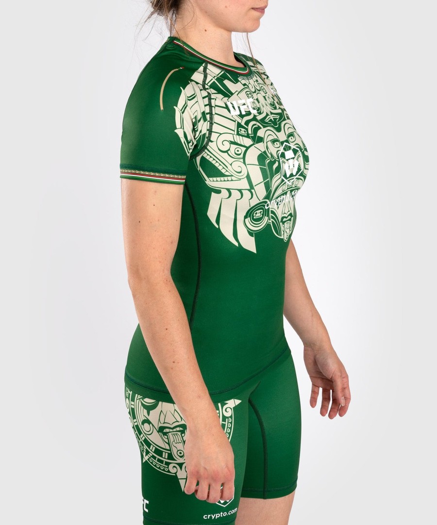 noche ufc by venum authentic fight night naisten performance lyhythihainen rashguard - vihreä