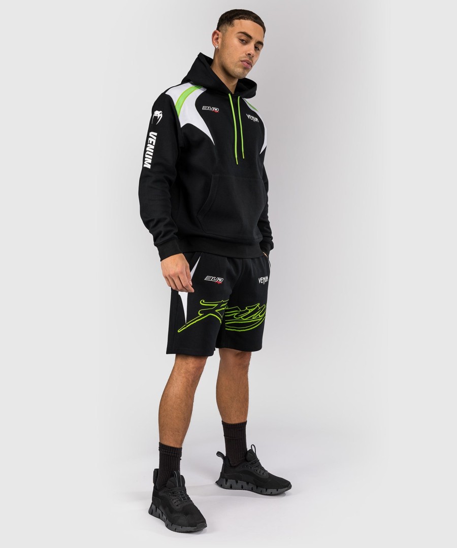 venum x bud racing miesten puuvillashortsit - mustavalkoinenlime vihreä