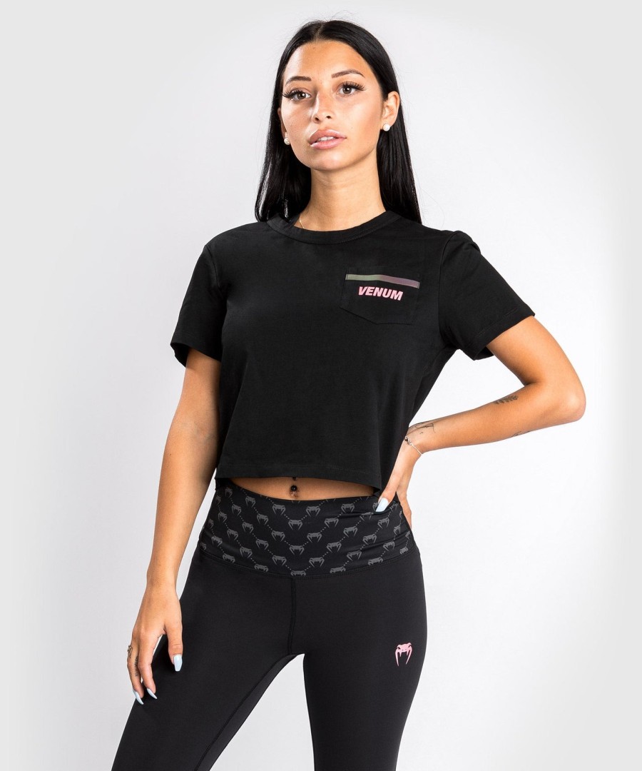 venum pink pocket t-paita - naisille - mustapinkkikulta