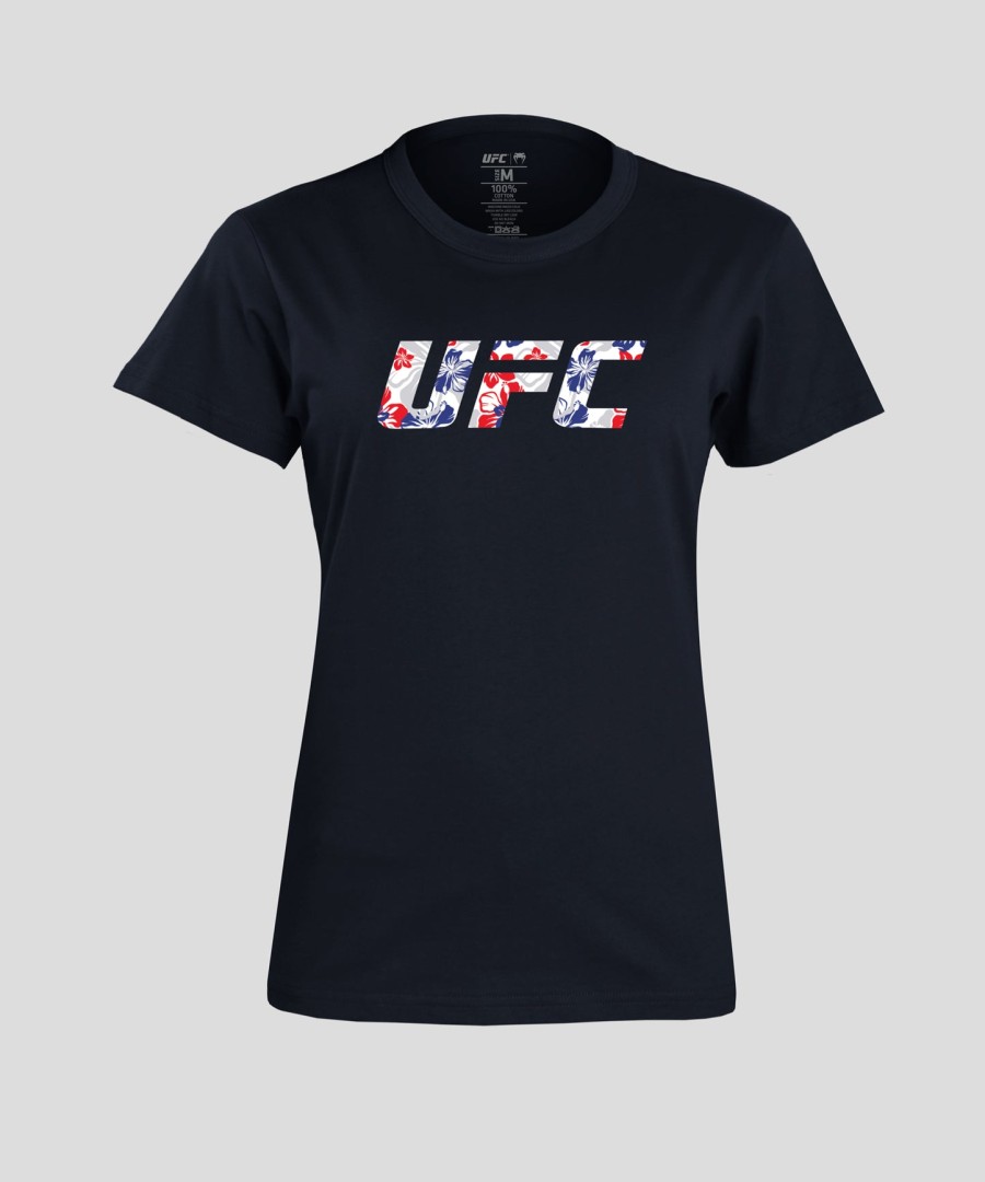 naisten ufc unrivaled by venum navy max holloway t-paita