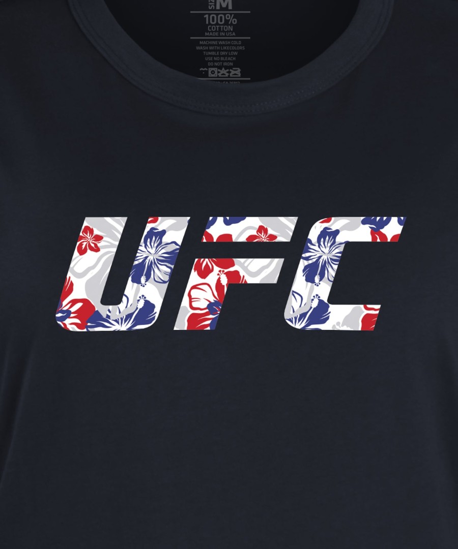 naisten ufc unrivaled by venum navy max holloway t-paita
