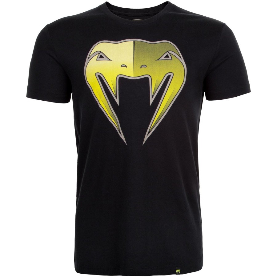 venum shadow t-paita - mustakeltainen