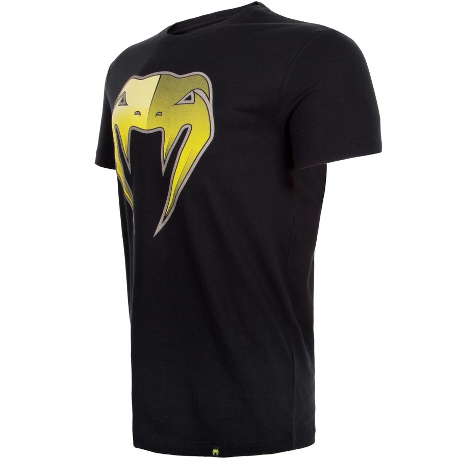 venum shadow t-paita - mustakeltainen