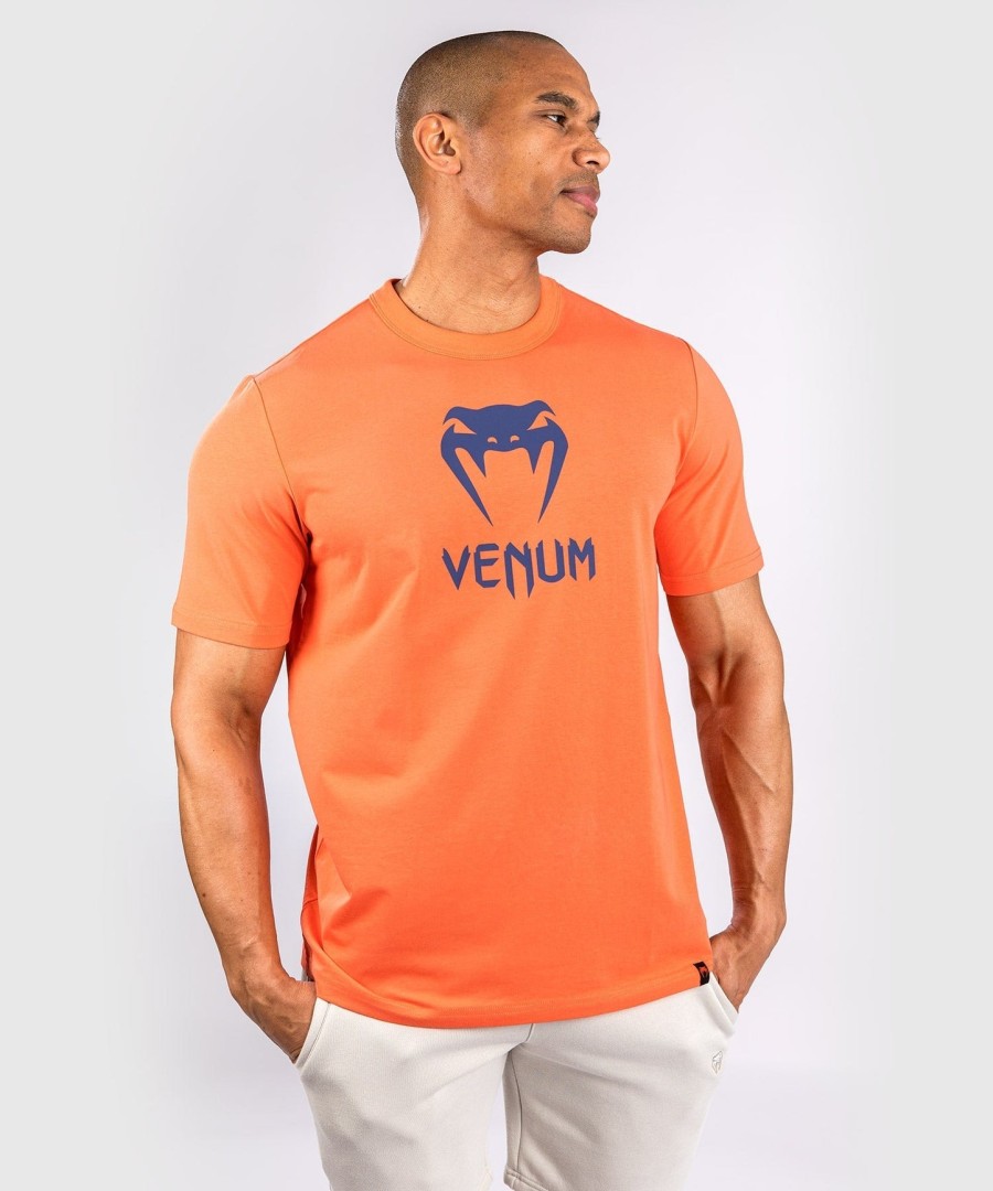 venum classic t-paita - oranssitummansininen