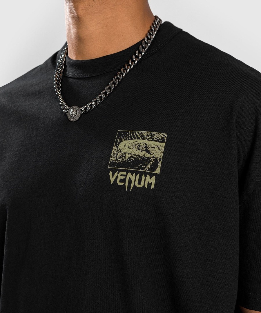 venum fangs t-paita - ylisuuri istuvuus - musta
