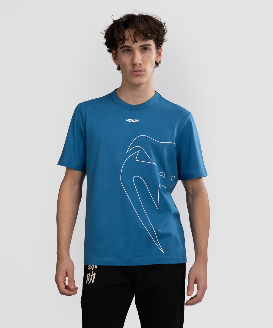 venum giant connect t-paita - sumuinen sininen