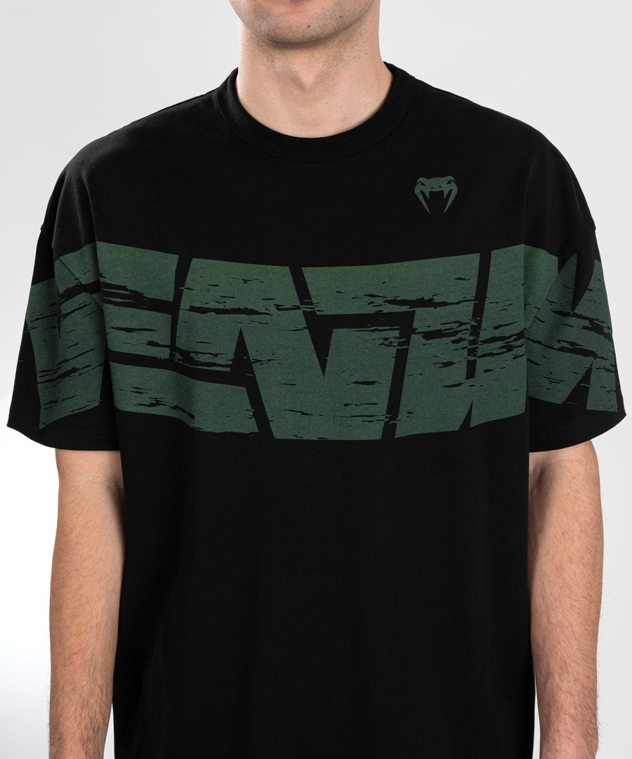 venum connect xl t-paita - mustavihreä