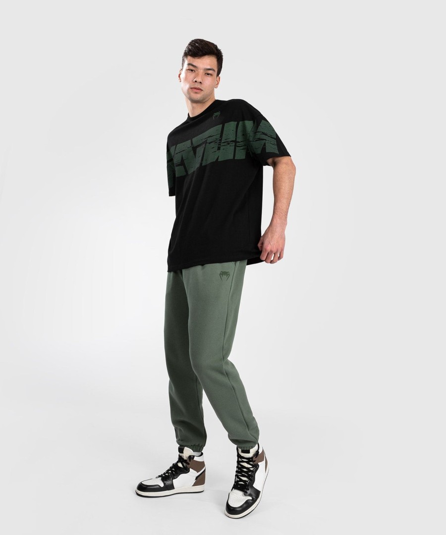 venum connect xl t-paita - mustavihreä