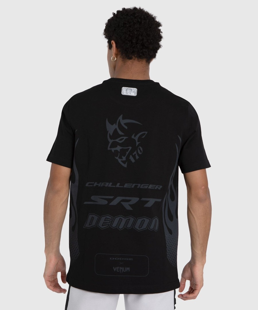 venum x dodge demon 170 miesten t-paita - musta