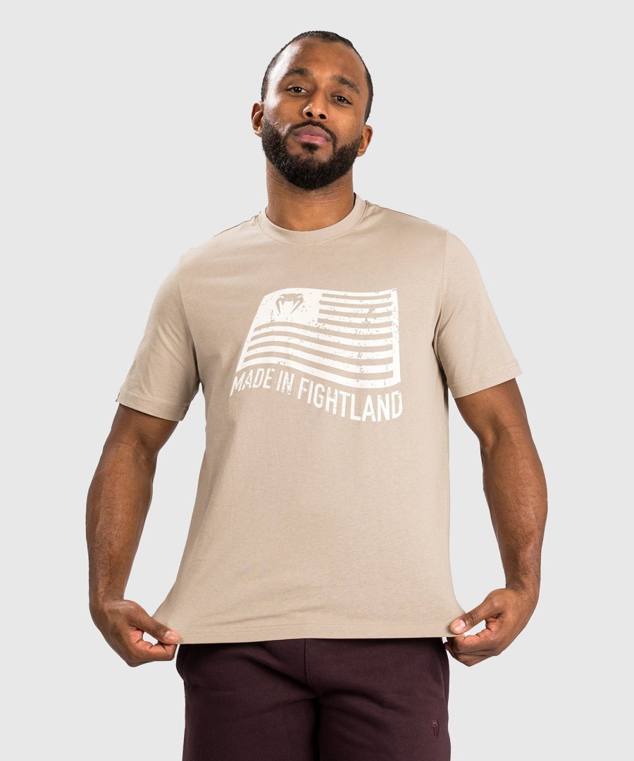 venum made in fightland t-paita - hiekka