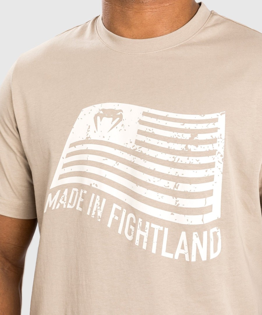 venum made in fightland t-paita - hiekka