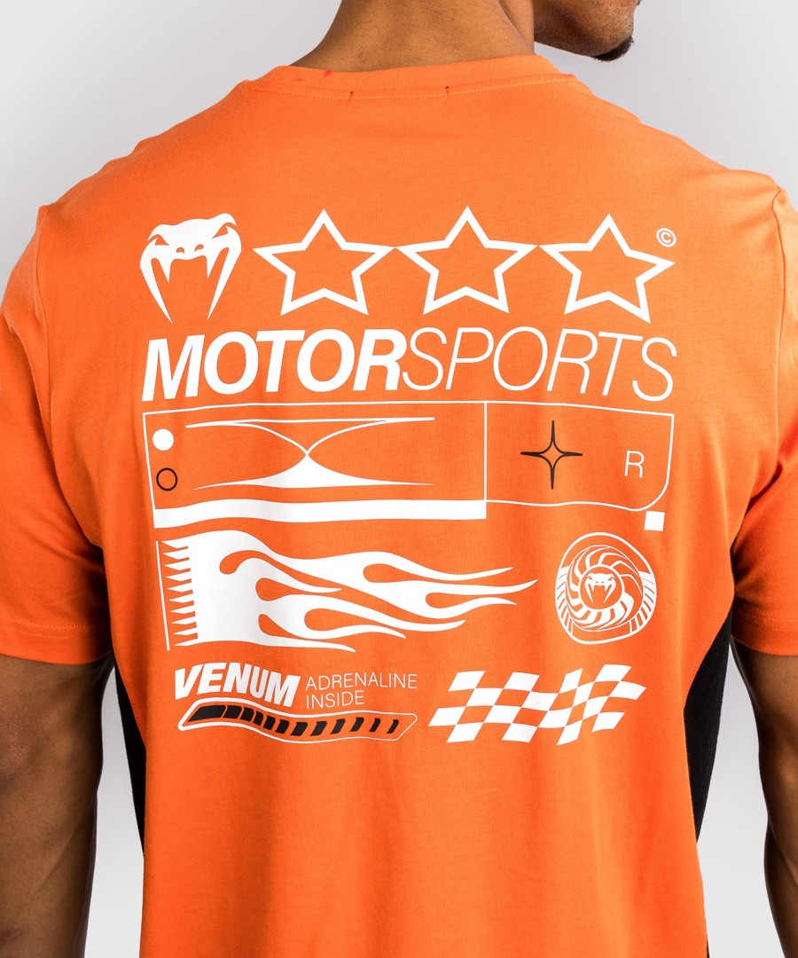 venum motorsport t-paita - mandariini