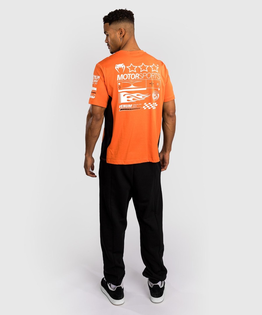 venum motorsport t-paita - mandariini