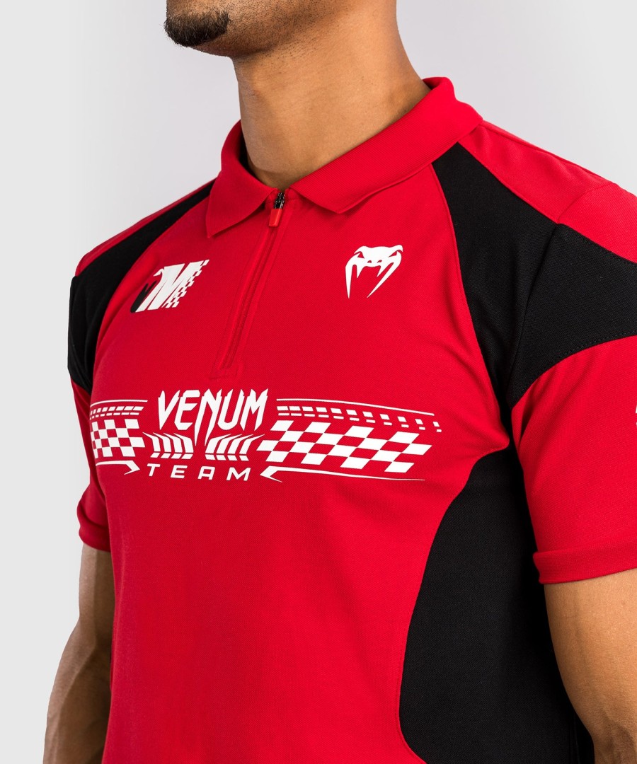 venum motorsport puuvillainen poolopaita - punainen
