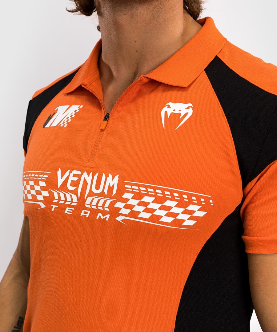venum motorsport puuvillainen poolopaidat - mandariini