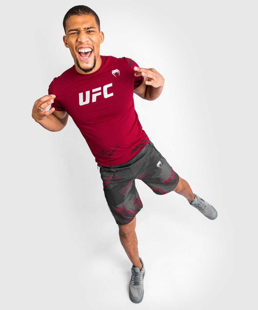 ufc venum authentic fight week miesten 2.0 lyhythihainen t-paita - punainen