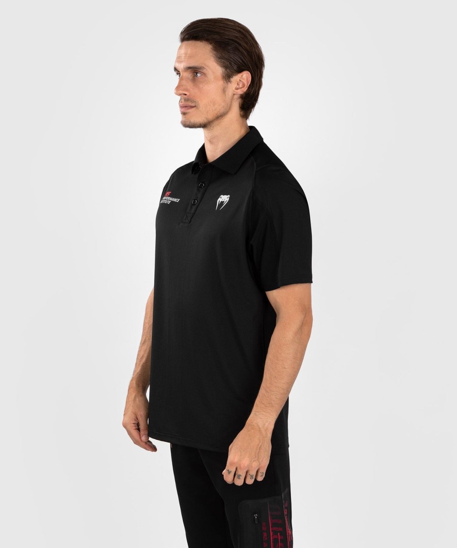 ufc venum performance institute 2.0 miesten poolopaita - mustapunainen