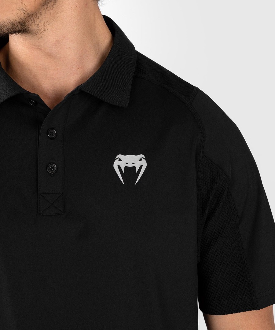ufc venum performance institute 2.0 miesten poolopaita - mustapunainen