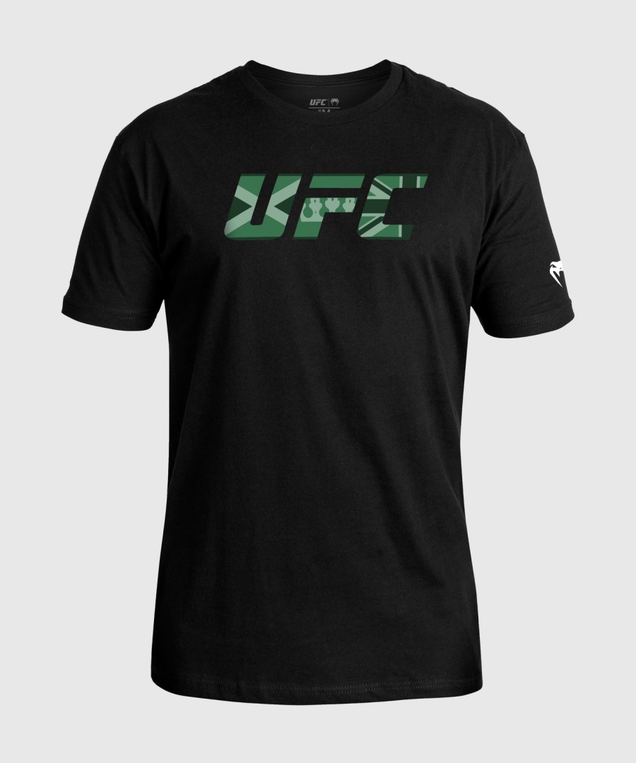 miesten ufc unrivaled by venum musta leon edwards t-paita